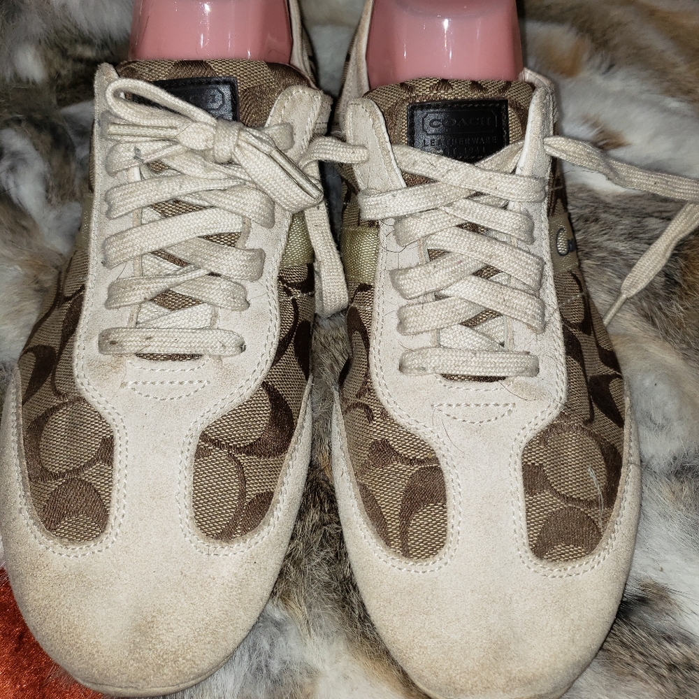 Coach monogram sneakers